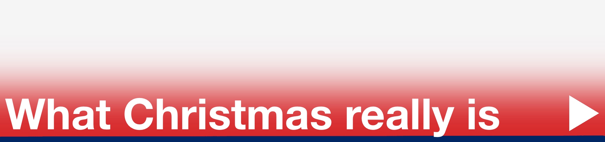 Blog post title: What Christmas really is
