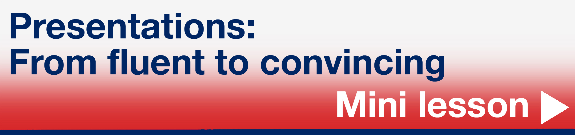From fluent to convincing